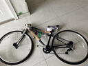 迪卡侬旅行自行车RIVERSIDE100平把钢架公路山地前后钢制V刹 磨砂黑 S码 155-172CM 28英寸 实拍图