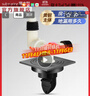 潜水艇（Submarine）黄铜防臭地漏套装卫生间干区淋浴大排量洗衣机长条隐形全铜主体 全密封洗衣机地漏（配双弯头） 实拍图