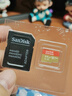 闪迪（SanDisk）64GB TF（MicroSD）存储卡 U3 C10 A2 V30 4K 至尊超极速移动版内存卡 读速200MB/s 实拍图