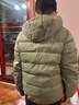 亚瑟士（asics）童装25年冬季儿童柔软舒适三防轻薄保暖羽绒服【高充绒量】 军绿色 清洁度1000-鸭绒 140 充绒量79g 实拍图