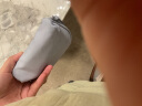 无印良品（MUJI） 聚酯纤维化妆包 收纳包便携式 小化妆包 洗漱包收纳袋 居家旅行 宽口/13*9*4cm/粉米色 实拍图