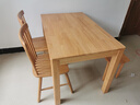 林氏家居全实木餐桌家用2025新款原木方桌小户型客厅木业小满系列LH250R2 实拍图