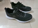 乔丹男鞋运动鞋男密网防风跑步鞋新款减震舒适经典潮流款送爸爸 黑色/银色 41 实拍图