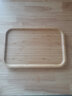 佳人天铖 木质托盘创意披萨竹木茶盘胡桃色日式家用蛋糕实木水杯盘子 楠竹长方盘36*24*2cm 原色 实拍图