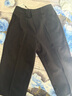 betu百图女装气质通勤款中高腰弹力毛呢休闲烟管显瘦直筒西裤2110T52 深黑 M 实拍图