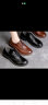 CNMK品牌小皮鞋女2023新款复古女鞋中跟英伦风小众系带软皮单鞋子女 【棕色】 37 晒单实拍图