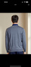 雅戈尔（YOUNGOR）羊毛衫男全绵羊毛羊毛衫舒适暖和厚度适中 VYQW639998DVA灰色 S 95c 实拍图
