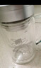 富光双层玻璃杯商务泡茶杯子 大容量男女耐热办公水杯带把黑色320ml 实拍图