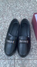 菲孟婕森闰月妈妈鞋凉鞋女夏季50-60皮鞋平底真皮软底中老年舒适防滑轻便 黑色 38 实拍图