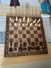 A&A/领御高档国际象棋套装便携实木贴皮棋盘西洋棋教学专用CHESS 实拍图