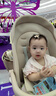 BARY REEF女童全包布不伤发发夹宝宝可爱卡通bb夹胎毛发卡婴儿汗毛夹刘海夹 波点花朵一卡（咖色这一卡） 实拍图
