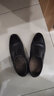 金猴（JINHOU）皮鞋男三接头镂空皮凉鞋套脚一脚蹬商务正装鞋办公室特大码男皮鞋 黑色 镂空款 偏大一码 41 实拍图