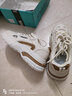 回力女鞋大码41-43孕妇鞋秋季透气网面休闲运动老爹鞋宽脚跑步鞋 米白 37 实拍图