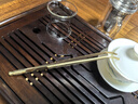 班意 铜茶夹洗杯夹 功夫茶镊子茶杯夹 茶夹子茶具配件茶道 一体成型两用铜夹 实拍图