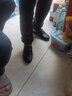 七匹狼男鞋夏季新款豆豆鞋男休闲皮鞋子男男士商务休闲鞋一脚蹬男鞋牛皮 黑色【畅销款】 38 【标准皮鞋码=运动鞋码39】 实拍图