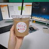 欧橡（OAK）奶茶杯一次性咖啡杯子饮品杯带盖冷饮塑料杯吸管500ML*10套 C1396 实拍图