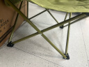牧高笛（MOBIGARDEN）折叠椅 户外露营野餐折叠钓鱼懒人椅月亮椅 NXLQU65001 冬竹青 实拍图