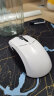 雷神（ThundeRobot）达摩鲨有线无线双模游戏鼠标ML702 办公电竞鼠标 可充电长续航 cf吃鸡绝地求生 白色 实拍图