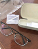 依视路（ESSILOR） 新款商务男镜架时尚镜框女配依视路镜片近视定制眼镜网上配镜 TR90-全框-1023GY-灰色 镜框+依视路膜岩高清1.60现片 实拍图