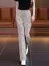 箐箐花天丝亚麻阔腿裤女2026夏季轻薄新款小个子九分裤垂感棉麻直筒裤子 麻本色（长裤） L /28(105-115斤) 实拍图