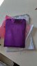 红豆中老年人女士秋衣秋裤套装中年秋衣秋裤内衣单件套装100%纯棉毛衫 紫罗兰-中领套装 M 165建议100-120斤 实拍图