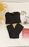 婷美美体保暖内衣女修身显瘦秋衣秋裤套装羊毛打底衫薄款内搭 黑均码 实拍图