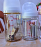 贝亲（Pigeon）玻璃奶瓶160mlS码+PPSU奶瓶240mlM码 1-6个月奶瓶套装 实拍图