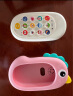 欣格儿童手机玩具仿真电话可啃咬音乐婴儿早教双语1-2周岁独角兽粉 实拍图