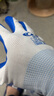 弘泉劳保手套耐磨汽修建筑工地工厂防滑防护加厚工业尼龙浸胶批发 加厚耐磨款 3倍耐磨 H858白蓝120只 M 实拍图