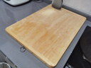 嘉亿元柳木菜板 整块砧板 实木整板 家庭切菜板 实木案板面板 50*35*2.5cm整块柳木 实拍图