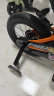 优贝（RoyalBaby）儿童自行车男女童车脚踏车 4岁5岁山地车 表演车14寸 橙色 实拍图