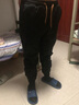 策息保暖加绒裤子冬季男加厚休闲裤百搭棉裤工装运动宽松长裤 加绒黑色+加绒驼色 XL -建议110-140斤左右 实拍图