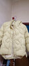 Aosijie高端品牌羽绒服女短款2025冬季新款宽松加厚保暖小个子白鸭绒外套 奶黄色 M 【105-125斤】 实拍图