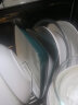 裕行北欧陶瓷餐具套装 家居盘子碗筷鱼盘套装 墨羽8.5英寸方盘2支装 实拍图