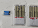 樱花(SAKURA)针管笔勾线笔 6支套装 黑色签字笔日本进口绘图水笔 学生儿童美术绘画描边手绘设计 实拍图