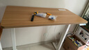京东京造电动升降电脑桌电竞桌 书桌 学习桌 单电机1.2m原木色 实拍图