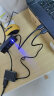 裕合联 usb3.0分线器扩展器扩展坞一拖四集线器多口转换器延长线hub笔记本电脑多口外接鼠标 USB3.0黑色四口带指示灯 0.25米 实拍图