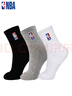 NBA袜子男士中筒休闲运动袜秋冬毛巾底加厚毛圈精梳棉跑步篮球袜3双 实拍图