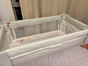 ABCMOKOO赫特婴儿床新生儿折叠拼接大床便携可移动bb宝宝床-莫兰迪白 实拍图