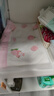 棉加加（Cotton++）纱布浴巾6层婴儿纯棉宝宝全棉100%新生儿童3-6-12岁洗澡包被裹巾 桃兔粉【a类6层一体超柔110*110 cm拉伸尺寸 实拍图