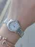 劳力士（ROLEX）【二手99新】劳力士女表日志69173自动机械腕表精钢内钻刻时尚名表后镶钻狗牙圈商务二手奢侈品腕表后改装 26MM绿面大钻后镶钻 实拍图