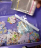 迪漫奇咕卡套装儿童玩具女孩生日礼物DIY礼盒手工创意幼儿园过家家咕盘贴纸贴画兔子款收纳盒223件套紫色系列 实拍图