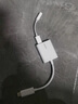 贝尔金（BELKIN）Type-C耳机转接头 3.5mm音频转换器充电听歌二合一适用于苹果iPhone16 全新 iPad Pro & iPad Air 双Type-C白色 实拍图