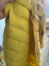迷你巴拉巴拉儿童羽绒服宝宝轻暖连体衣男女童外出爬服 黄色调00337 90cm 实拍图