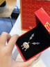 中国黄金（CHINA GOLD）福气平安锁银项链女999足银长命锁吊坠520送女朋友礼物送女友老婆 【京速达】福气平安锁【草莓晶】 实拍图