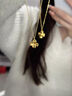 中国黄金（CHINA GOLD）18K金四叶草吊坠女款百搭K金项链新年好生日520送女朋友老婆礼物 18K金四叶草吊坠约0.15g【赠银链】+玫瑰礼盒 实拍图