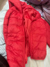 雪中飞（SNOWFLYING）儿童轻薄羽绒服男童保暖防寒新款童装中大童女童薄款冬外套 中国红 140cm 实拍图
