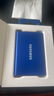 三星（SAMSUNG）T7 移动固态硬盘 读速1050MB/s安卓手机电脑通用PSSD 电脑扩容 重约58g 轻巧便携 极光蓝 1T 实拍图
