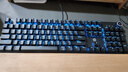 惠普（HP）K10G-104键黑色冰蓝光青轴机械键盘有线游戏键盘电竞网吧金属面板全键无冲热插拔 实拍图