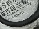 DEYAN汽车方向盘套四季通用男女透气防滑吸汗超薄款保护套真皮车用把套 特斯拉modely毛豆y/model3毛豆3 超薄【圆形】双色线（不带车标） 实拍图